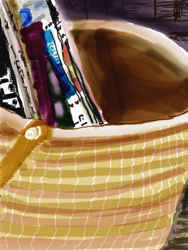 Basket of Books; 
Auryn Ink app, 2012; 
768 x 1024 px